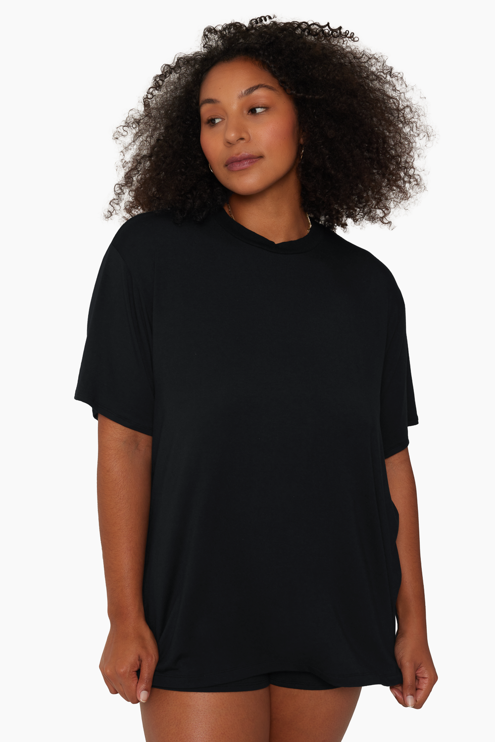SET SLEEP OVERSIZED BOYFRIEND SLEEP TEE ONYX