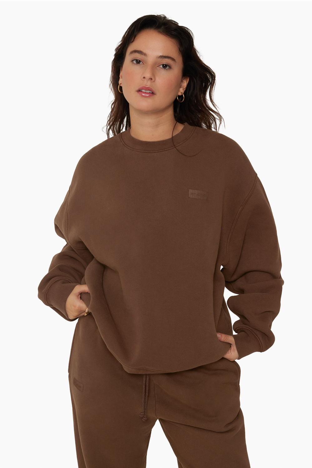 HEAVYWEIGHT SWEATS CREWNECK BARK