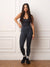 AERALINE™ BREATHE STRIPE HALTER TANK - TRIOMPHE