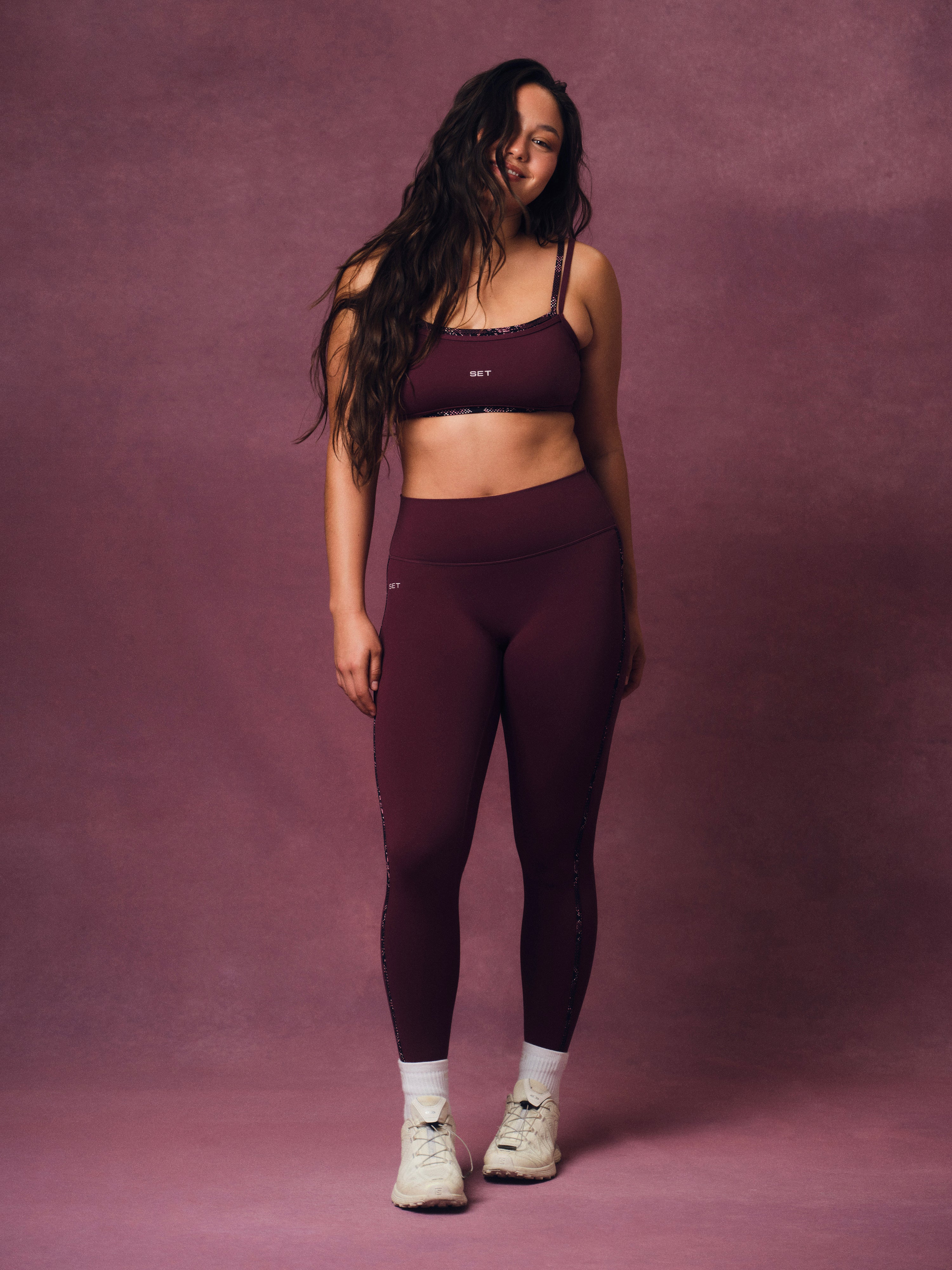 sporty snake stripe leggings