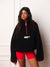 MICROFLEECE/NYLON UNIFORM RAGLAN QUARTER ZIP - ROUGE(ONYX)