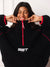 MICROFLEECE/NYLON UNIFORM RAGLAN QUARTER ZIP - ROUGE(ONYX)