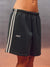 MIDWEIGHT SWEATS STAPLE DUO STRIPE SHORTS - COURTSIDE