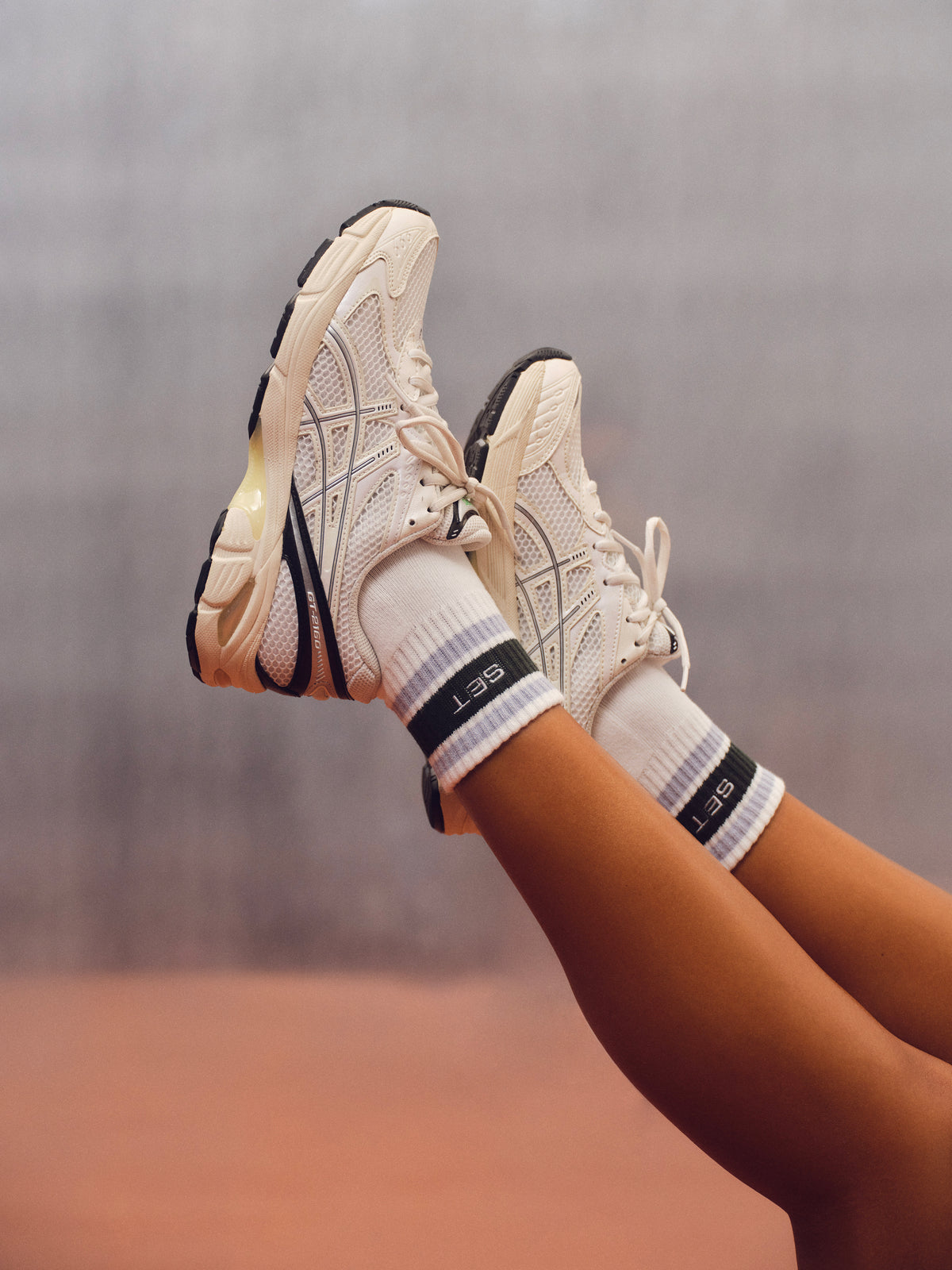 SET STRIPE SHORTY SOCKS - CADDIE