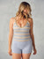 FORMCLOUD® CLOUD STRIPE CONTOUR CAMI - PALMETTO