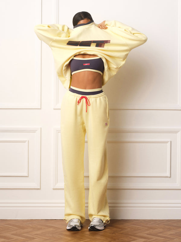 MIDWEIGHT SWEATS STAPLE SET UNIFORM LAYERED CREWNECK - METRO(YELLOW)
