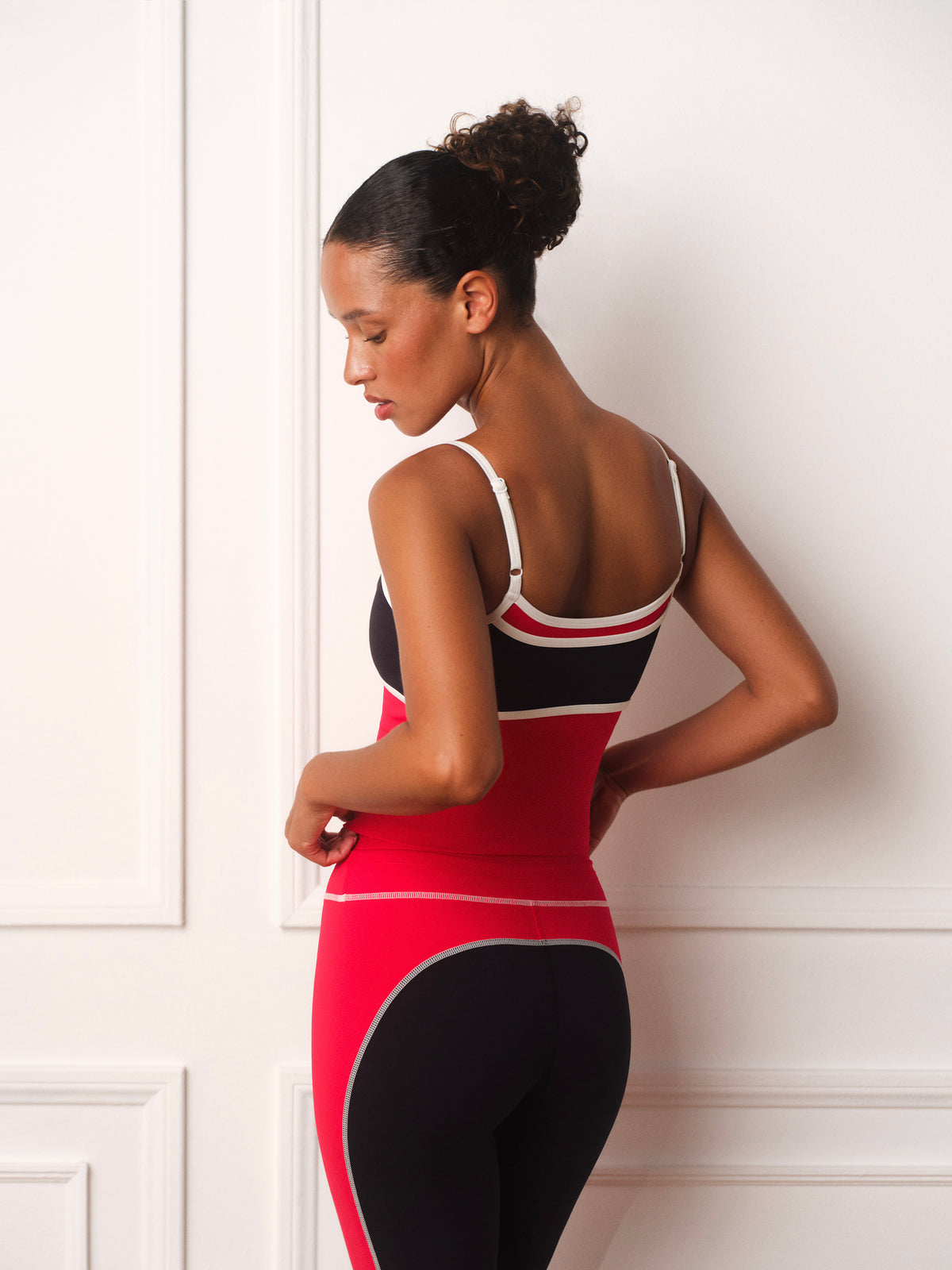 LUXFORM® LUX VARSITY TANK - ROUGE