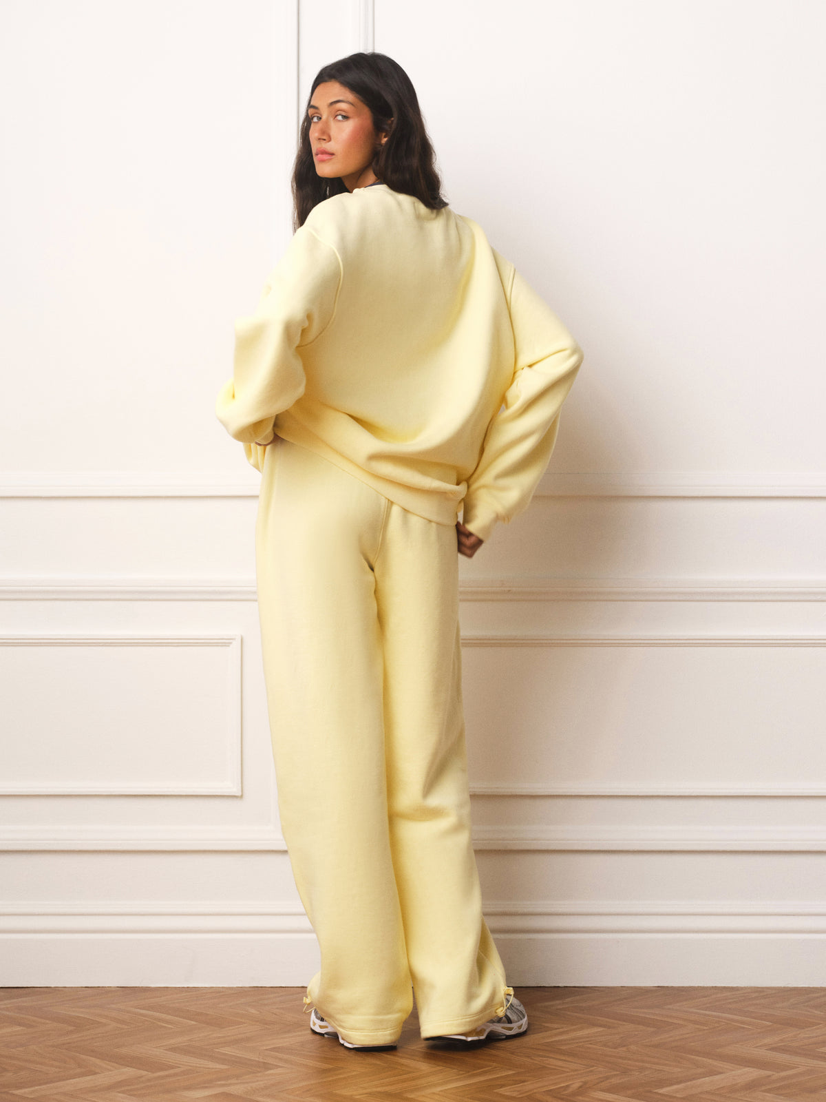 MIDWEIGHT SWEATS STAPLE SET UNIFORM LAYERED CREWNECK - METRO(YELLOW)