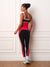 LUXFORM® LUX VARSITY TIE LEGGINGS - ROUGE