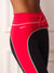 LUXFORM® LUX VARSITY TIE LEGGINGS - ROUGE