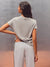 CLASSIC COTTON DAILY ALL IN GOOD FUN CLASSIC TEE - FOG HEATHER GREY