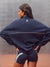 MIDWEIGHT SWEATS STAPLE DUO STRIPE QUARTER ZIP - BIRDIE