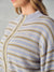 WEEKEND KNIT WEEKEND STRIPE FUNNEL ZIP - PALMETTO