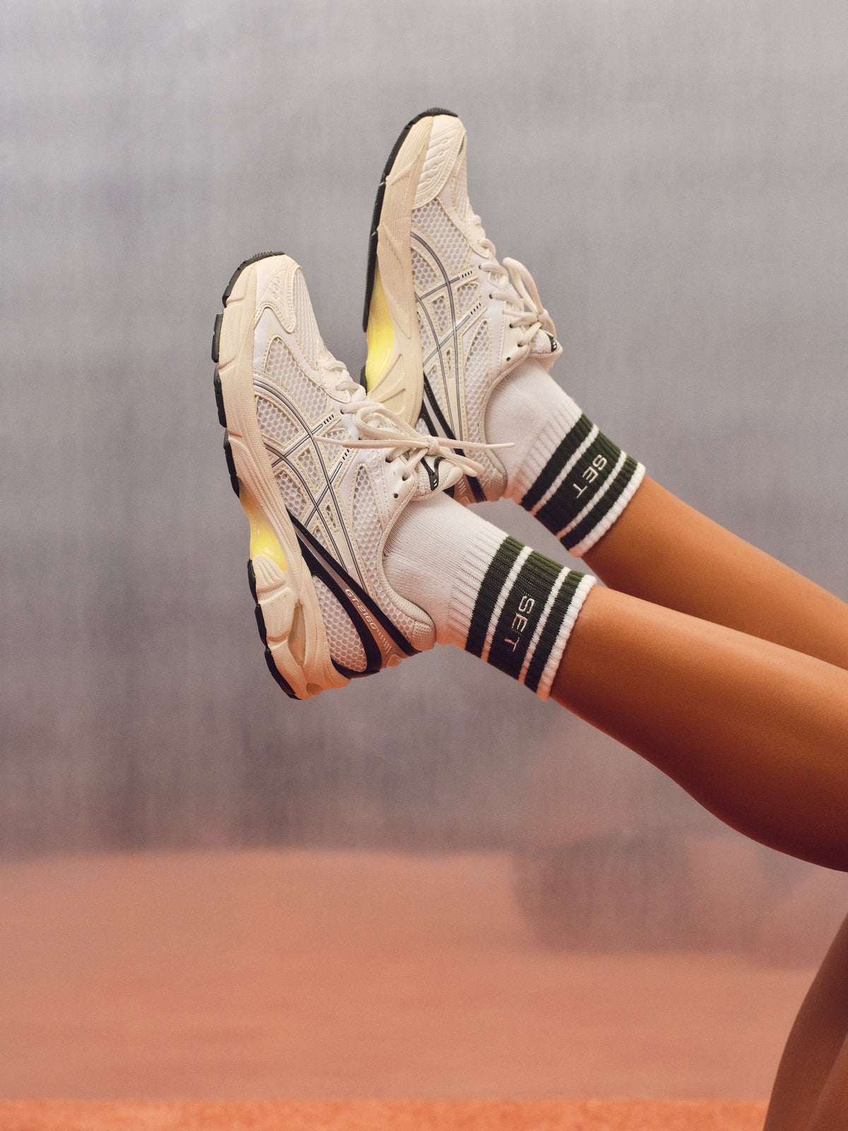 SET STRIPE SHORTY SOCKS - COURTSIDE