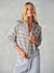 WEEKEND KNIT WEEKEND STRIPE FUNNEL ZIP - PALMETTO