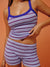 STRIPE JERSEY STRIPE TANK TOP - SPLASH