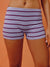 STRIPE JERSEY STRIPE SHORTS - SPLASH