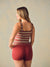 SPORTBODY® SPORTY STRIPE SCOOP TANK - SWEET TEA