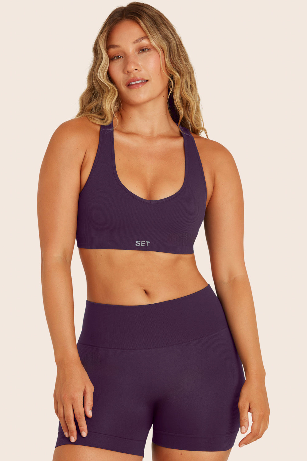 SET™ SCULPTFLEX® RACER V BRA IN FIG