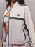NYLON TRACK CONTRAST FUNNEL ZIP - CADDIE