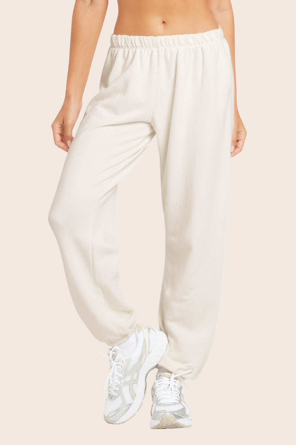 LIGHTWEIGHT SWEATS CLASSIC SWEATPANTS - BLANC Featured Image