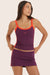 Model wears FORMCLOUD® CLOUD CONTRAST CAMI in ACAI 