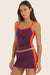 Model wears FORMCLOUD® CLOUD CONTRAST CAMI in ACAI 