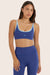 Model wears BREATHE CONTRAST MOVE BRA in BETTA 
