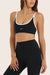 Model wears BREATHE CONTRAST MOVE BRA in ORCA 