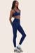 Model wears SPORTBODY® (BLOOPERS) SPORTY PIPE LEGGINGS in GECKO 