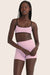 Model wears SPORTBODY® SPORTY LINE BRA in SWIRL 