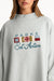 Gray sweatshirt with 'Parke & Set Active' text and flags on a white background