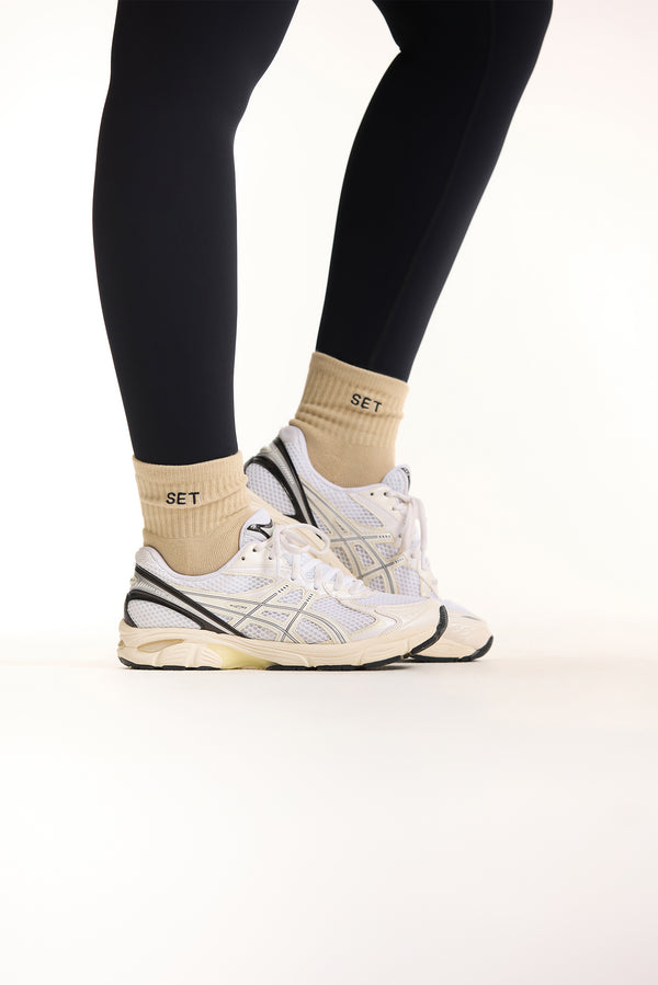 SET SOCKS - WHITE/SANDBAR