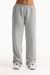 Gray sweatpants worn by a person on a white background <model-info>Sophie wears a size S and is 5’9½”, 23” waist, 34CD bust.</model-info>