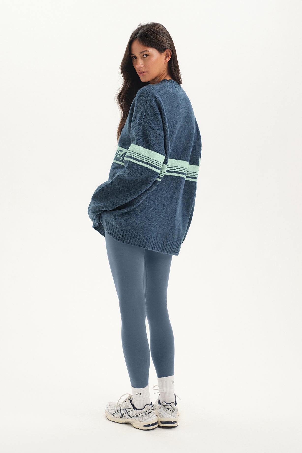 STUDIO KNIT STUDIO KNIT CREWNECK - ZUMA – SET ACTIVE