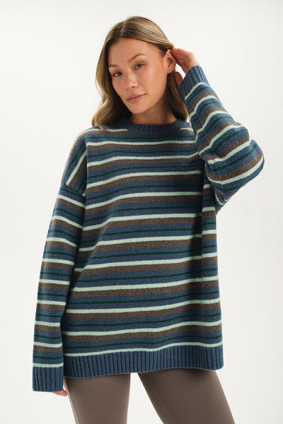 STUDIO KNIT STUDIO KNIT CREWNECK - NORDIC – SET ACTIVE