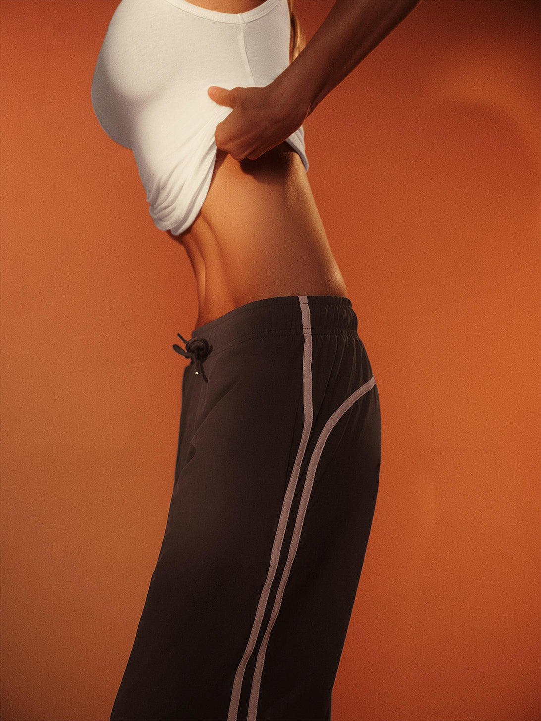 NYLON TRACK DRAWSTRING STRAIGHT LEG PANTS - ZION – SET ACTIVE