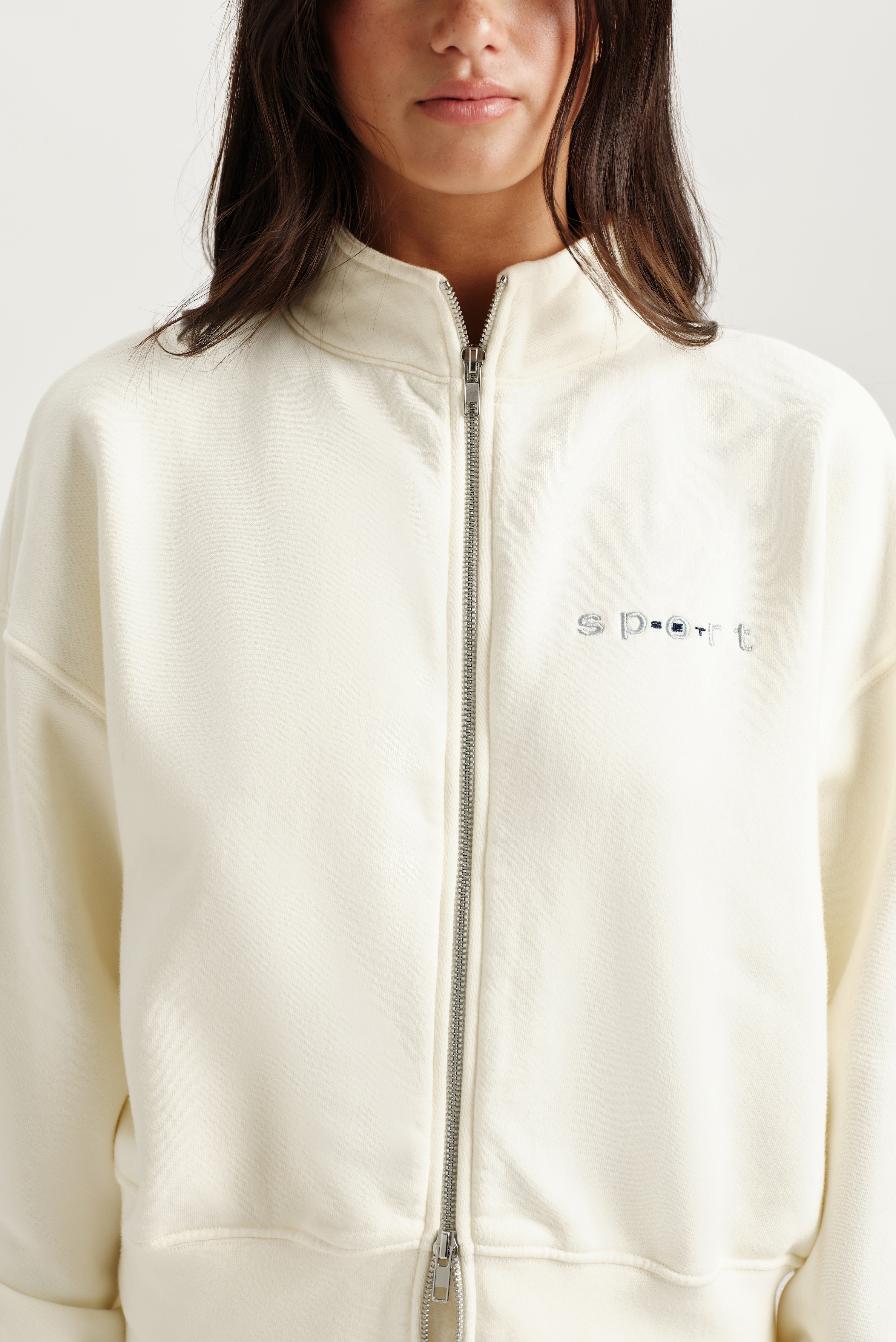 MIDWEIGHT SWEATS STAPLE SET FUNNEL ZIP - HAVEN – SET ACTIVE