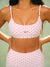 AERALINE™ BREATHE POLKA DOT BASE BRA - SPECKLE