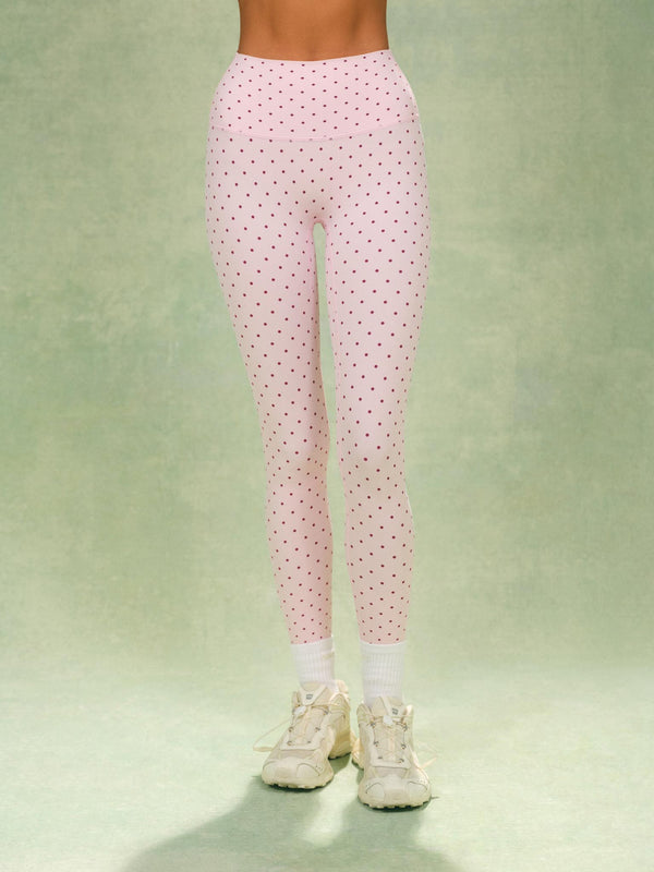 AERALINE™ BREATHE POLKA DOT HIGH-RISE LEGGINGS - SPECKLE