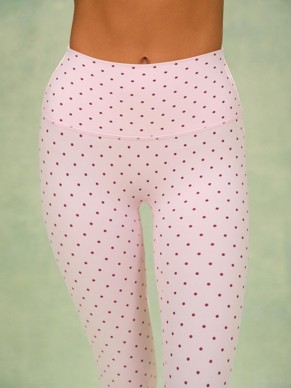 AERALINE™ BREATHE POLKA DOT HIGH-RISE LEGGINGS - SPECKLE