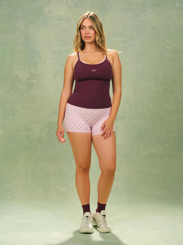 AERALINE™ BREATHE POLKA DOT SHORTS - SPECKLE