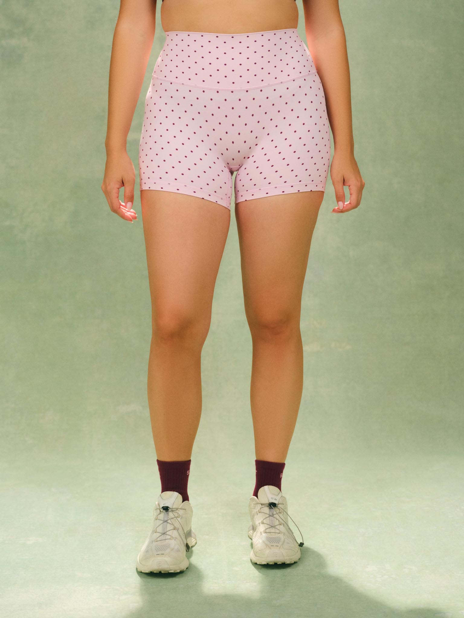AERALINE™ BREATHE POLKA DOT SHORTS - SPECKLE
