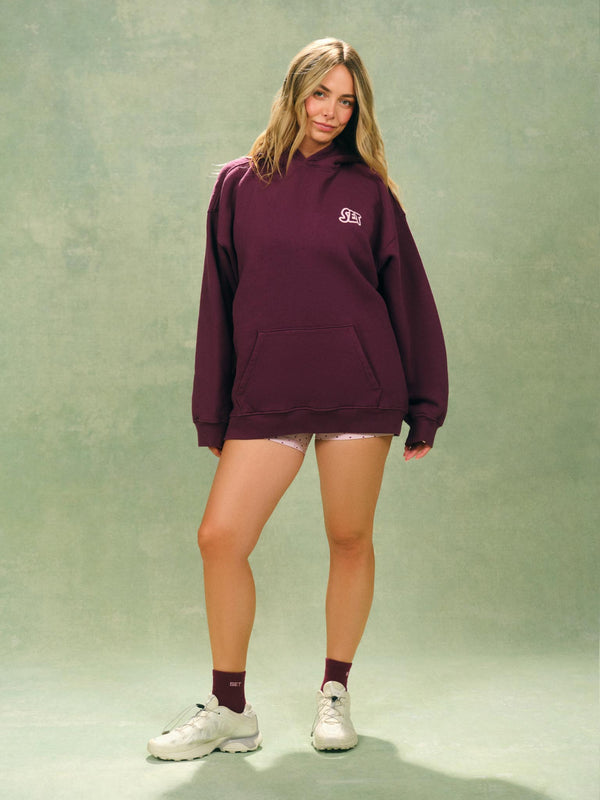 MIDWEIGHT SWEATS STAPLE POLKA DOT SET HOODIE - SPECKLE