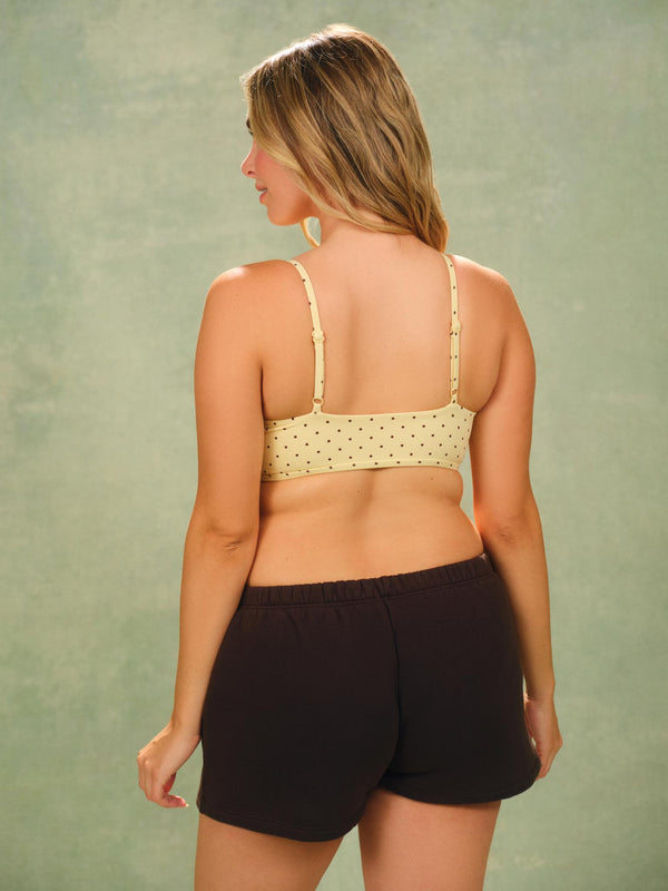 AERALINE™ BREATHE POLKA DOT BASE BRA - FRECKLE