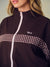NYLON TRACK GINGHAM PANEL JACKET - DRIFTWOOD