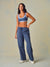 NYLON TRACK STRAIGHT LEG PANTS - HAMMOCK