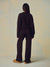 WAFFLE LOUNGE DRAWSTRING STRAIGHT LEG PANTS - DRIFTWOOD