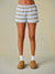 HEAVY COTTON EASY STRIPE SHORTS - PALMETTO