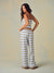 HEAVY COTTON EASY STRIPE PANTS - PALMETTO